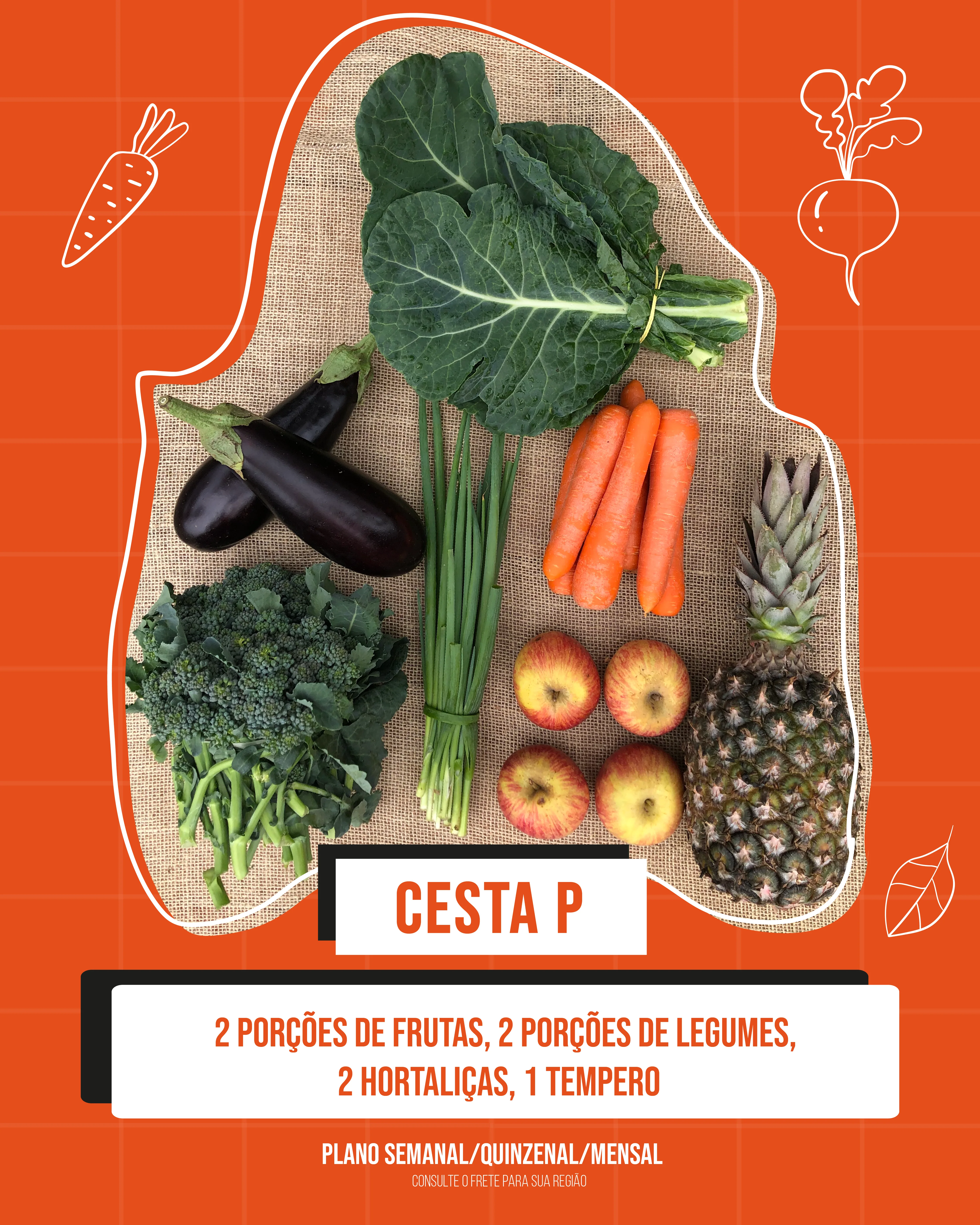 Cestas por assinatura P